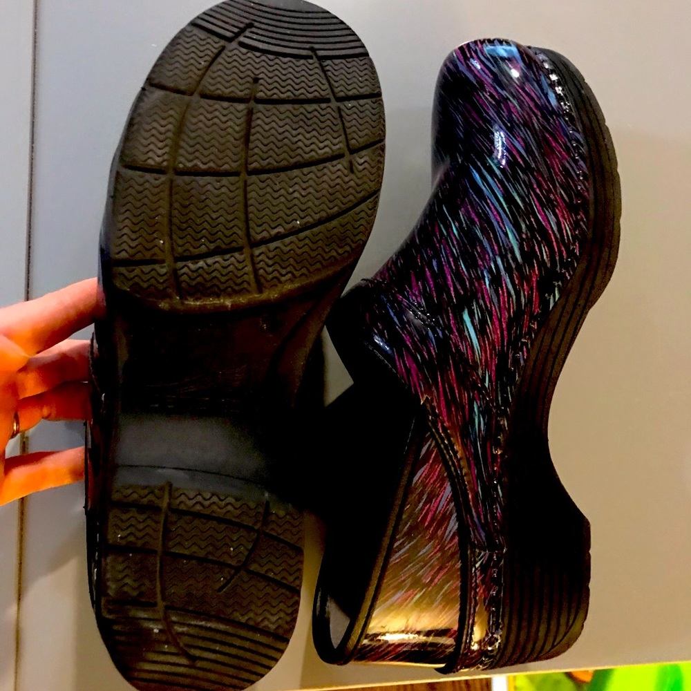 Printed Danskos size 9